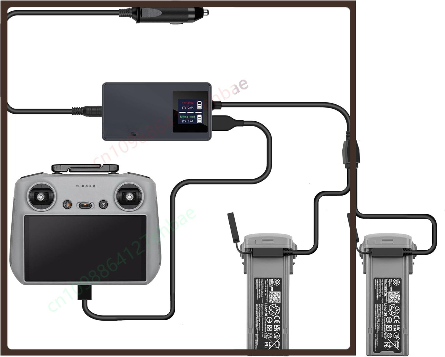LCD battery car charger for DJ - Drone Battery 3S 评论和价格