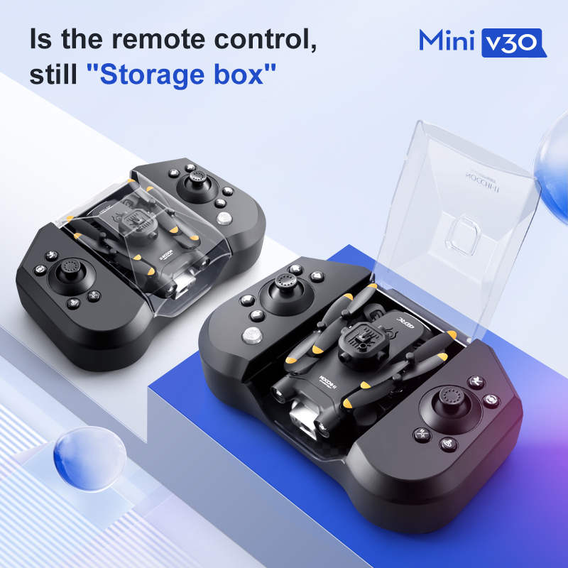 Mini V30 WiFi FPV Drone With 4 - Drone Battery Box 评论和价格