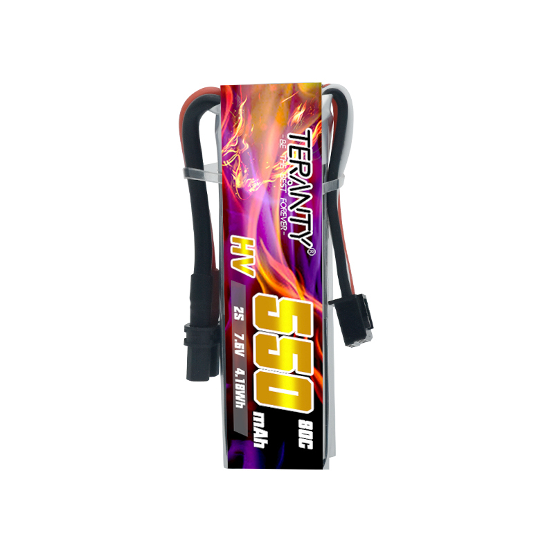 TERANTY 2S 7.6V 550mAh 80C HV  - Drone Battery High Voltage 评论和价格