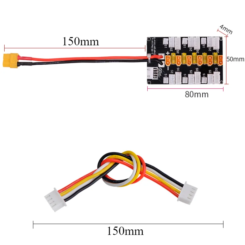 1-5Pcs 1S-3S 20A XT30 Plug Lip - Drone Battery Parallel Board 评论和价格