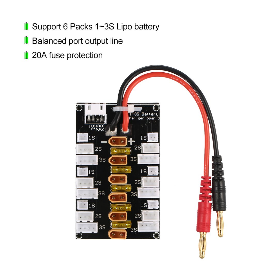 RC Lipo Battery Parallel Charg - Drone Battery Parallel Board 评论和价格