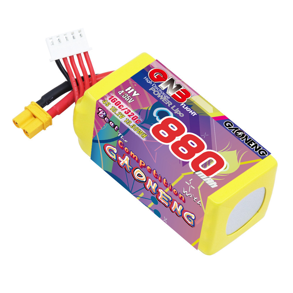 GNB 4S 880mAh 15.2V 160C/320C  - Drone Battery 4S 评论和价格