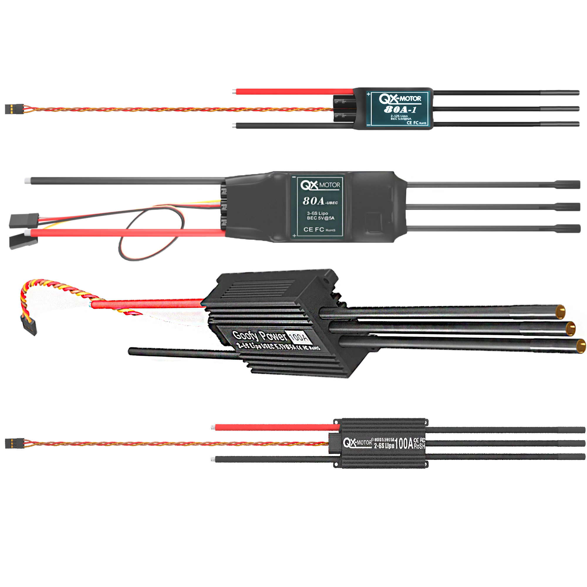 QX-MOTOR Brushless ESC series  - Drone Battery Plate 评论和价格