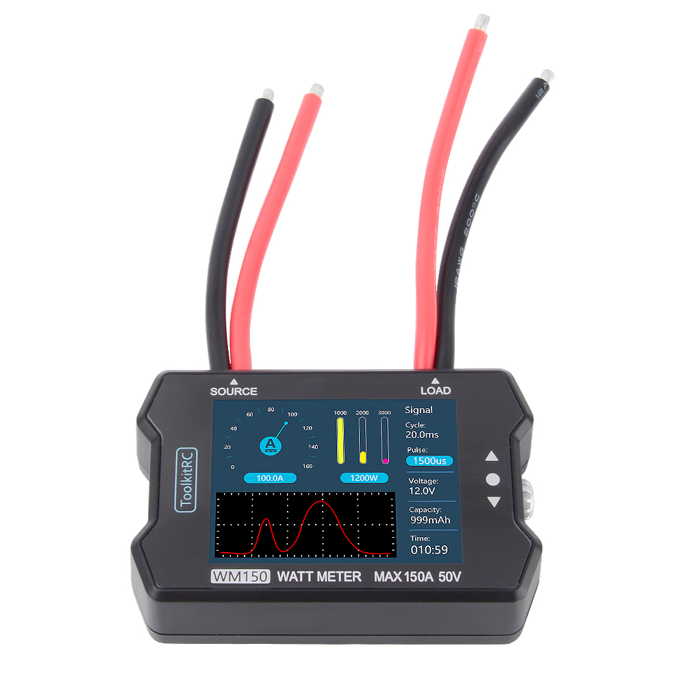 ToolkitRC WM150 150A 50V Watt  - Drone Battery Voltage Checker 评论和价格