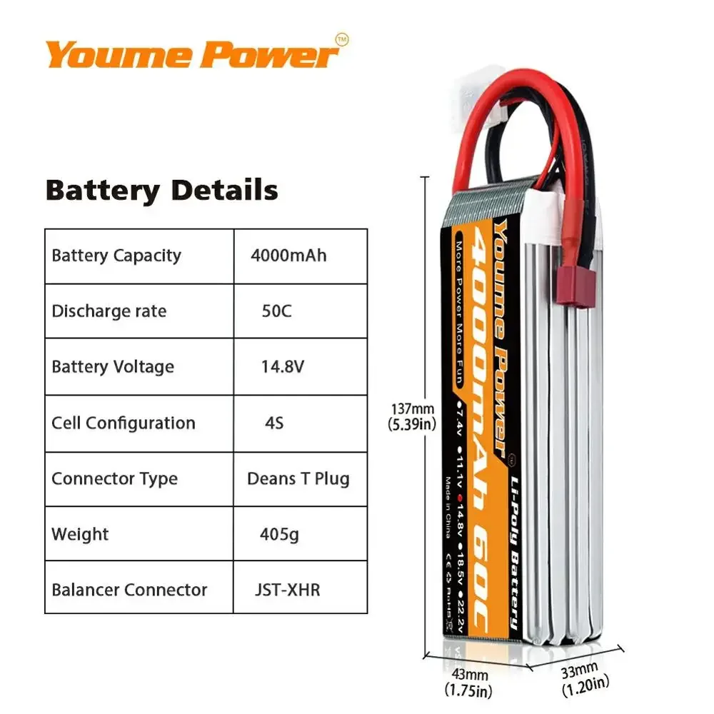 4S 14.8V Lipo Battery 3300mah  - Drone Battery 4S 评论和价格