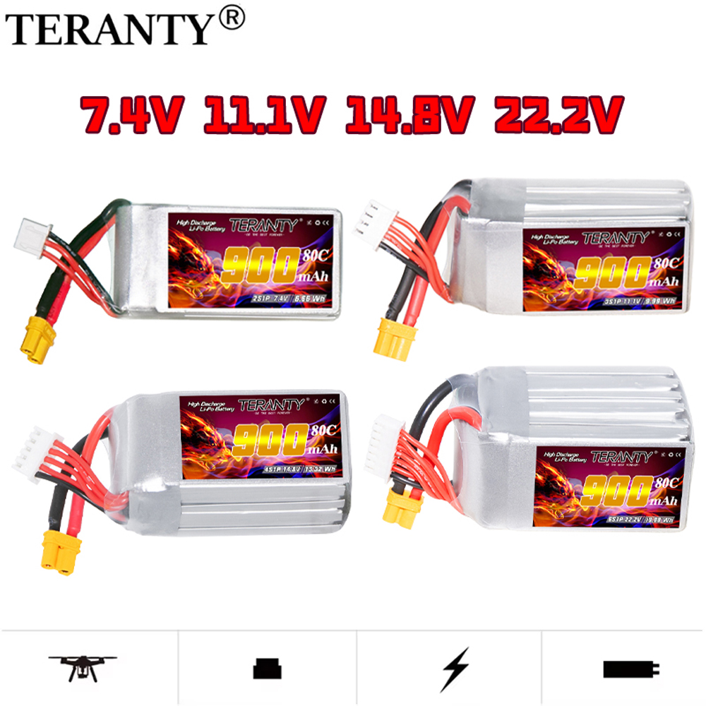 TERANTY 2S 3S 4S 6S 7.4V 11.1V - Drone Battery 4S 评论和价格