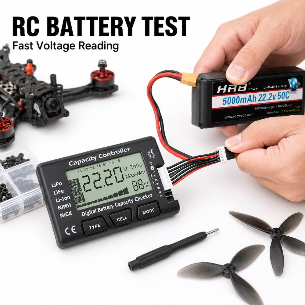 Battery Capacity Checker Digit - Drone Battery Voltage Checker 评论和价格