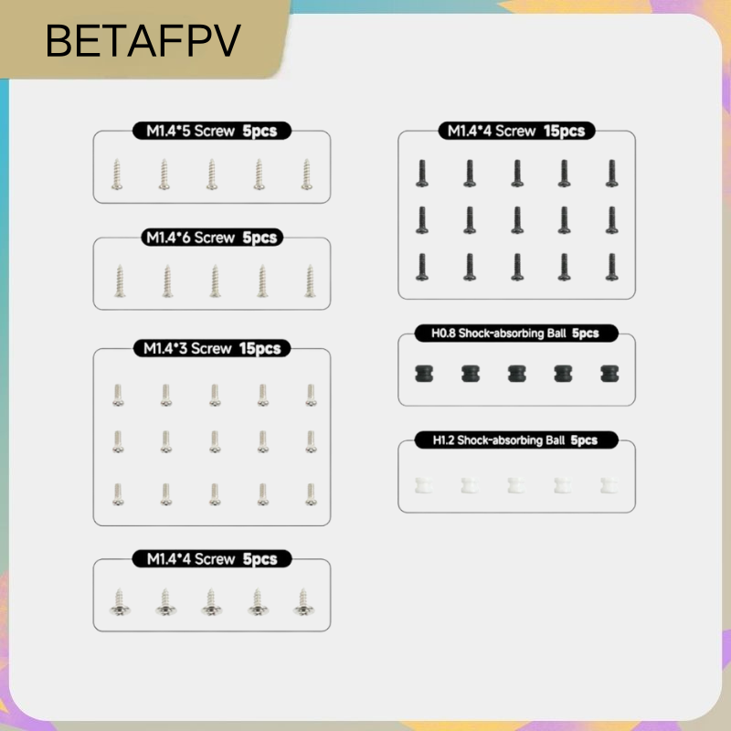 BETAFPV Drone Screw Pack Compa - Drone Battery Bag 评论和价格