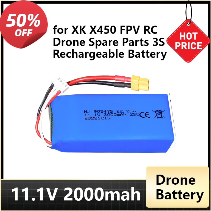 XT30 Plug 11.1v 2000mAh Lipo B - Drone Battery 3S 评论和价格