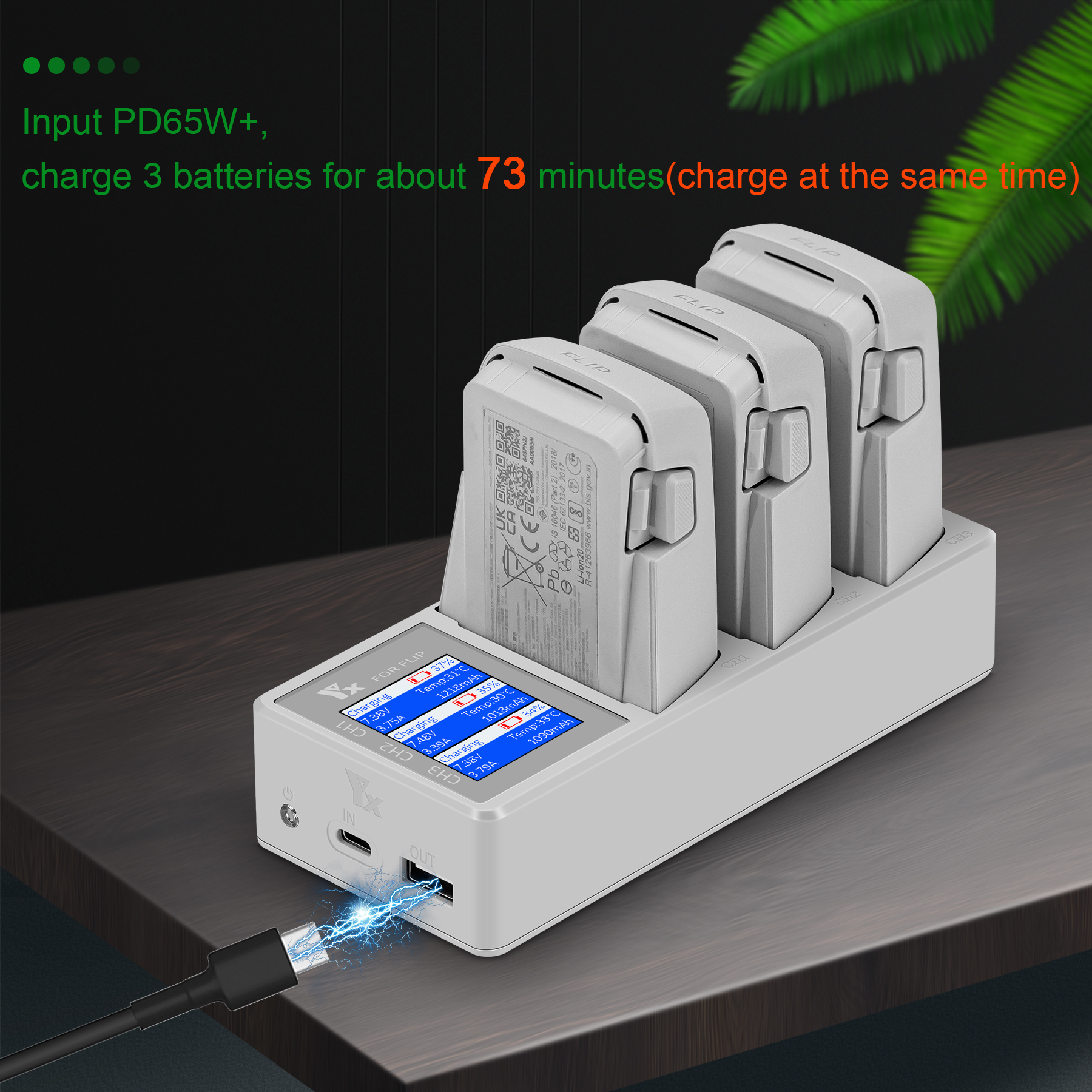 3 IN 1 Battery Charger For DJI - Drone Battery Parallel Board 评论和价格