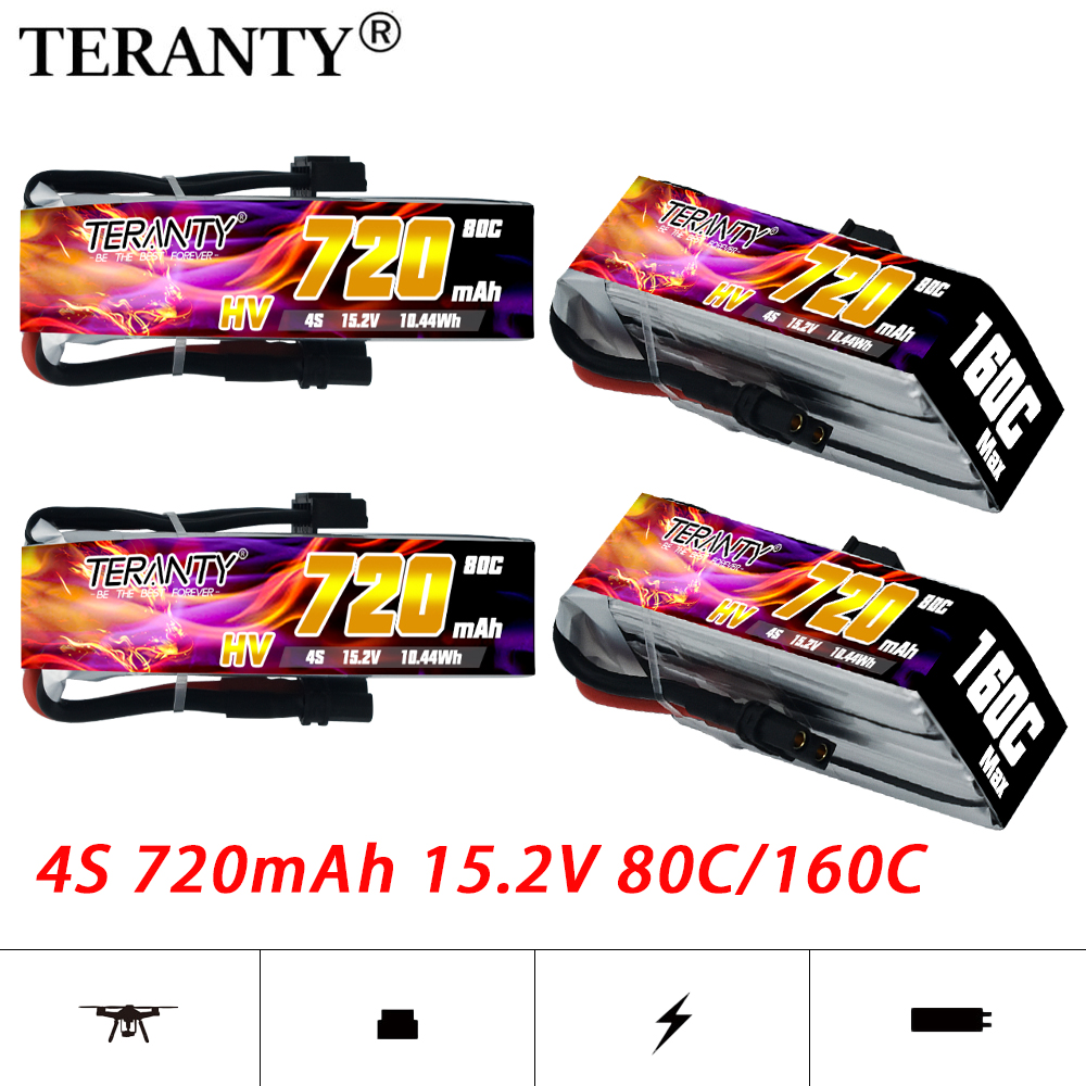 TERANTY 720mAh 4S 15.2V HV Lip - Drone Battery 4S 评论和价格