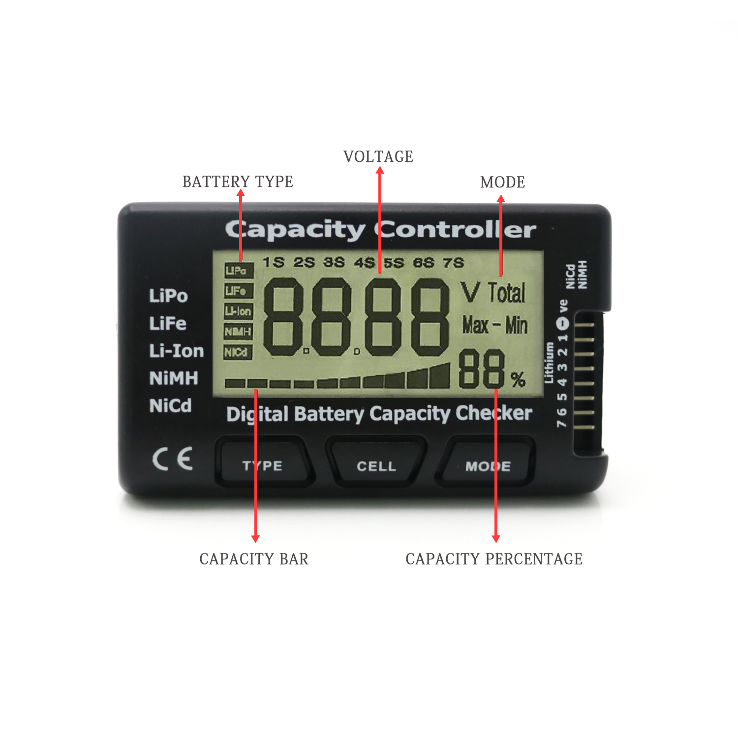 RC Cellmeter 7 Digital Battery - Drone Battery Alarm 评论和价格