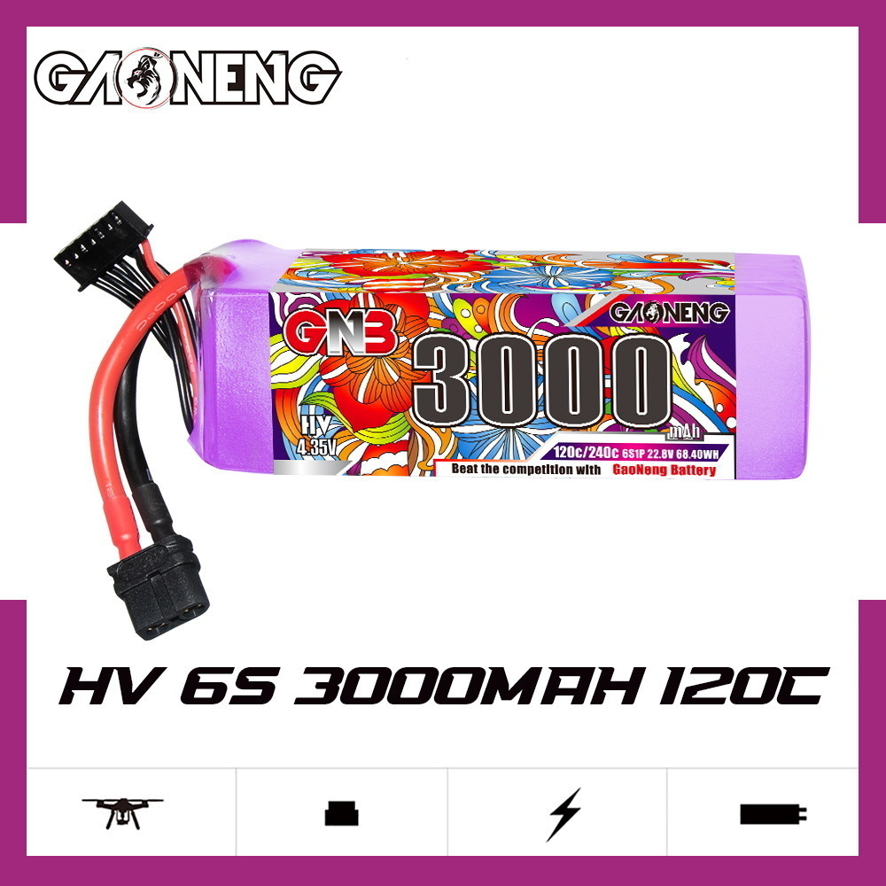 GNB Lipo Battery 6S 22.8V 3000 - Drone Battery Lipo 评论和价格