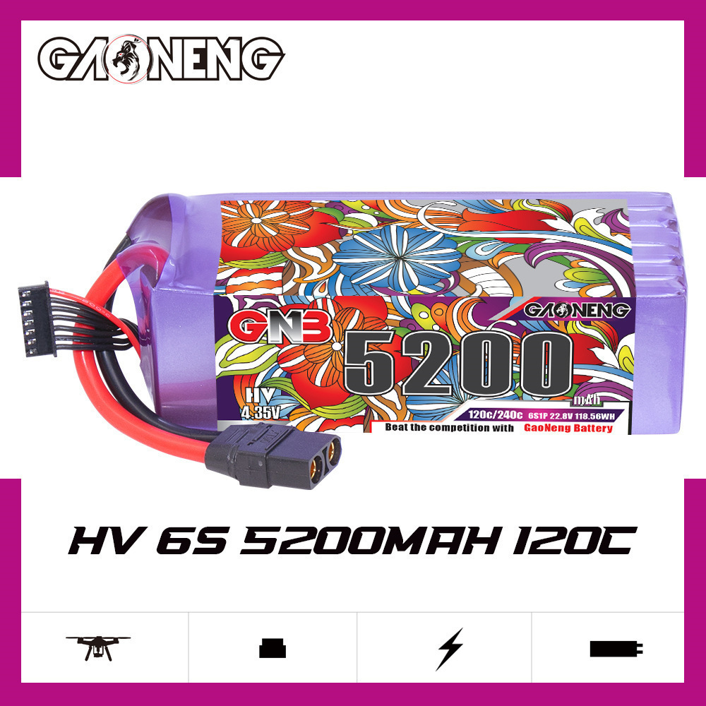 GNB Lipo Battery 6S 22.8V 3000 - Drone Battery Lipo 评论和价格