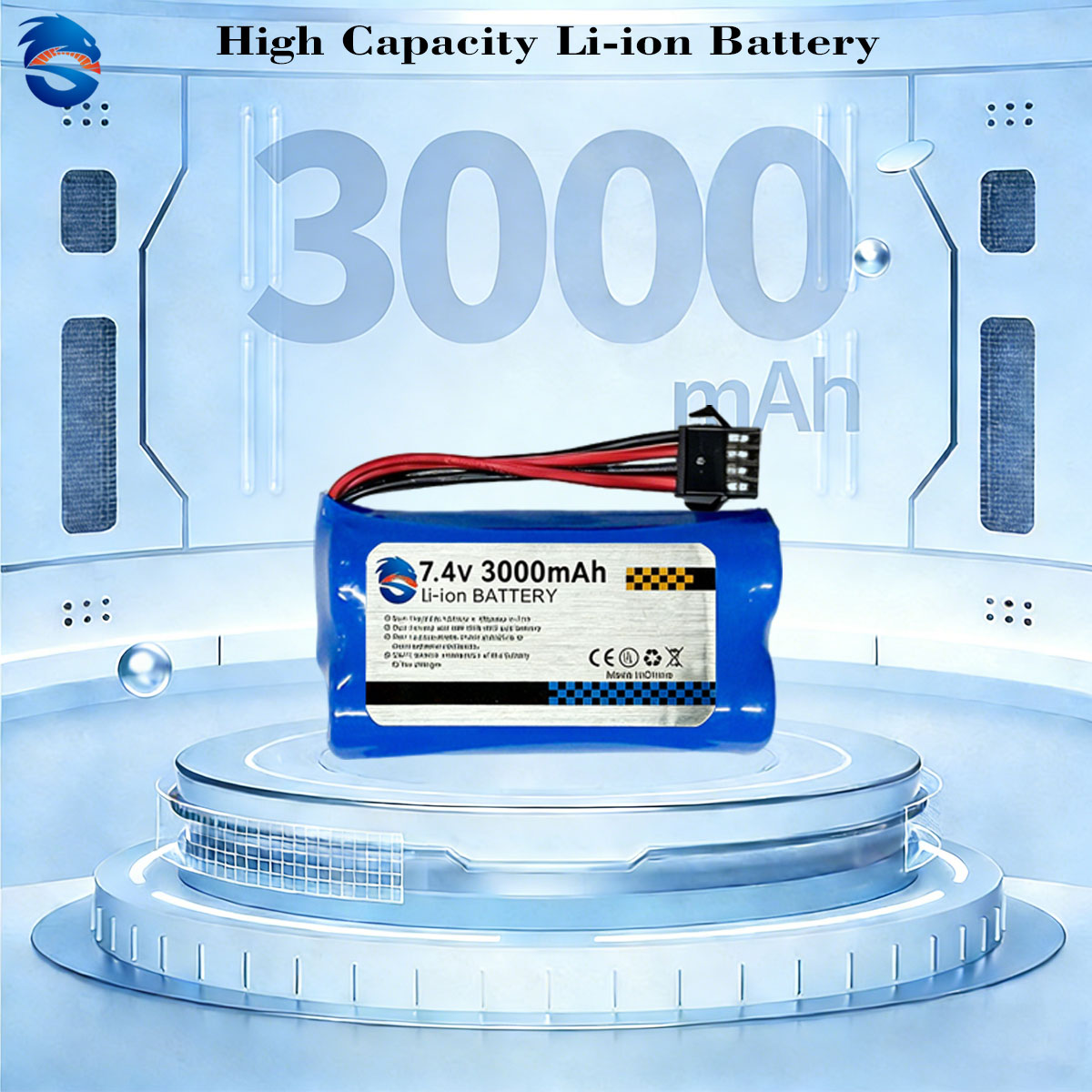 Skymaker 7.4V 3000mAh 2S Li-Io - Drone Battery Li-Ion 评论和价格