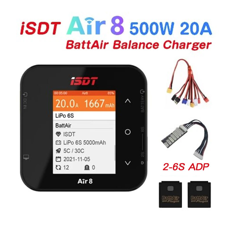 ISDT Air8 500W 20A Battery Bal - Drone Battery Voltage Checker 评论和价格