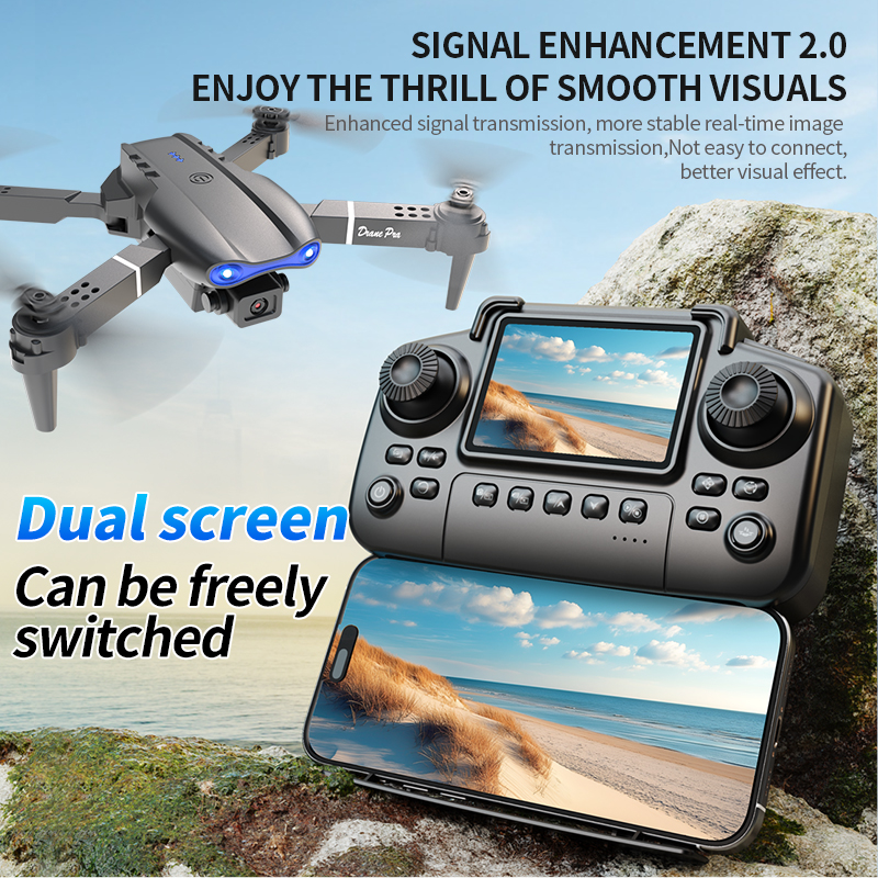 E99 PRO Drone Screen Control A - Drone Battery Charger 评论和价格